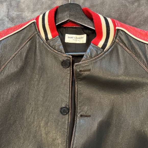 Saint Laurent leather jacket